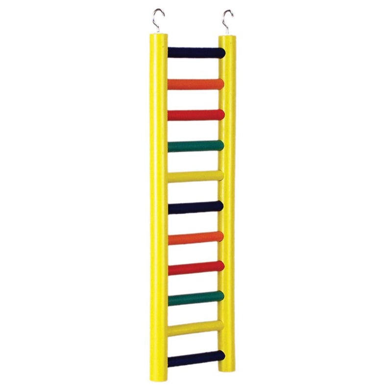 Prevue Pet Products BPV01138 Carpenter Creations Hardwood Bird Ladder with 11 Rungs, 18-Inch, Colors Vary
